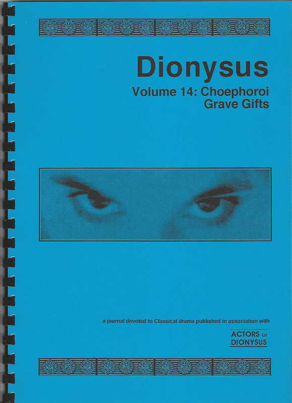 Vol 14: Grave Gifts/Choephoroi